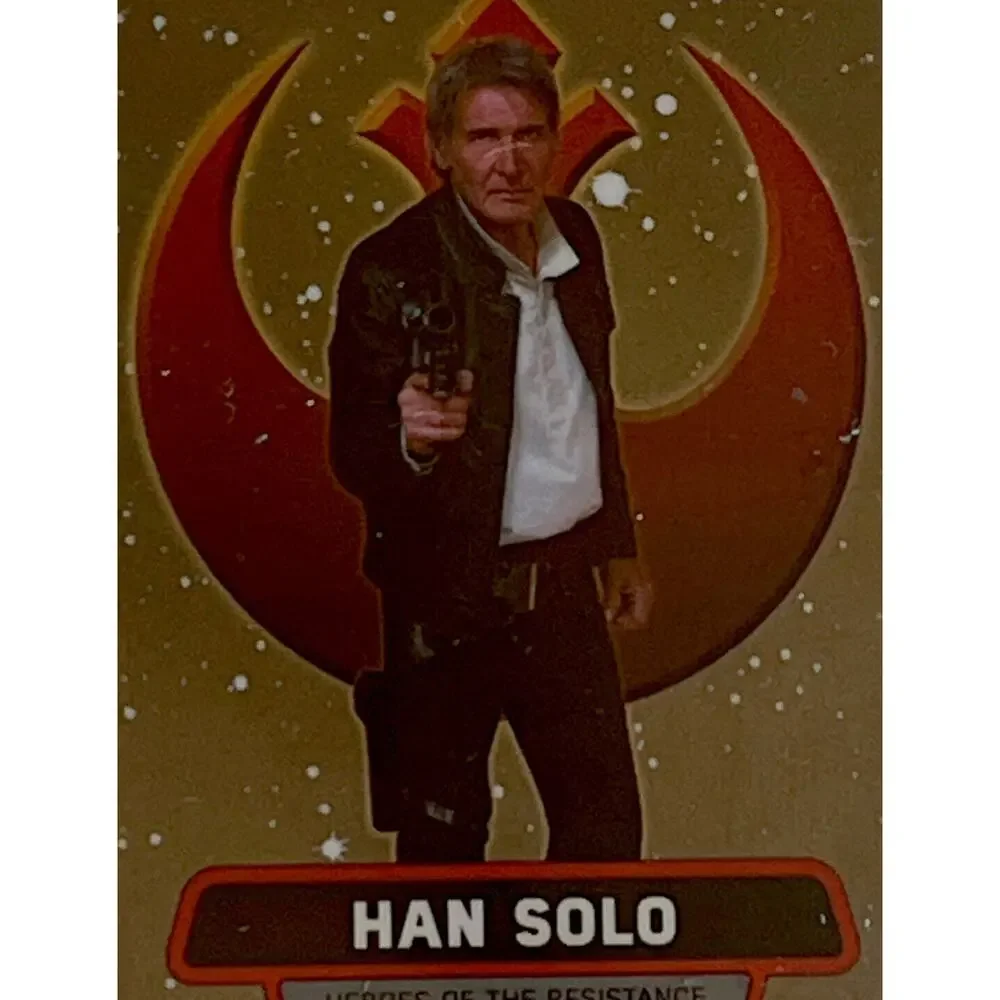 2016 Topps Chrome Star Wars The Force Awakens Heroes Of The Resistance Han Solo